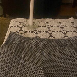 Women's Black and White Skinny Pants